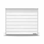 Garažna segmentna vrata, M-kanal, Woodgrain, RAL 9016 saobraćajno bela