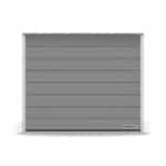 Garažna segmentna vrata, M-kanal, Woodgrain, RAL 9007, sivi aluminijum